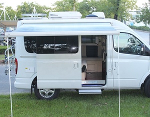 Auvent de <span class=keywords><strong>camping</strong></span>-<span class=keywords><strong>car</strong></span> en alliage d'<span class=keywords><strong>aluminium</strong></span> à installation facile, commande automatique, poteaux réglables, abri imperméable pour <span class=keywords><strong>camping</strong></span> en plein air et plage - Product Image 6