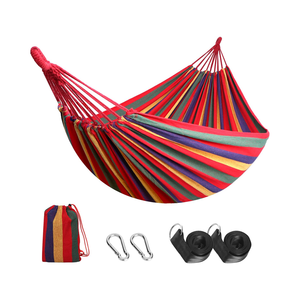 WOQI Fácil Camas al aire libre Personalizado Barato Cómodo Viaje Algodón Senderismo Jardín Columpio Hamaca - Product Image 1