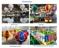 Manège Samba Balloon mobile sur remorque pour fêtes foraines et carnavals