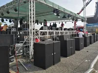 CVR Sound Double 21 pouces Subwoofer Système de haut-parleurs Néodyme Outdoor Line Array Bass Speaker