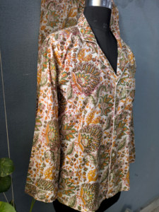 Hecho a mano hermoso algodón PJ Set Floral impreso ligero transpirable y suave regalos para ella - Product Image 5