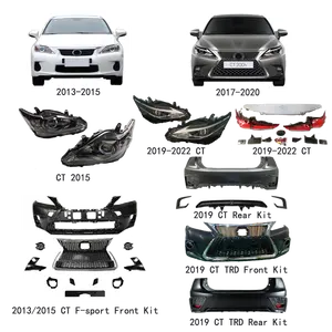 CZJF Kit Bumper belakang lampu depan, suku cadang bodi mobil Facelift, Kit bodi Bumper depan untuk Lexus CT 200 CT200h 2019 2020 2021