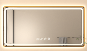 Miroir de salle de bain moderne multifonction avec écran LED à commande tactile pour une utilisation en appartement - Product Image 3