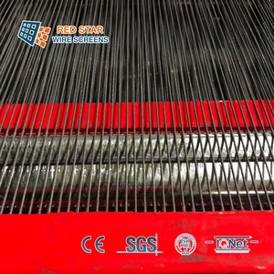 Grille de protection anti-éblouissement à grande surface d'ouverture, à fentes allongées, auto-nettoyante, en forme de harpe, pour environnements humides et collants, soudée et pliable - Product Image 6