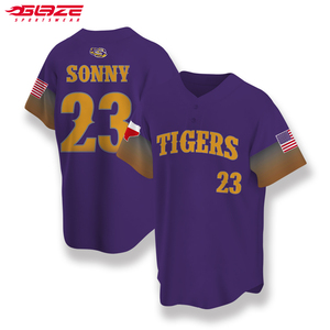 Maglia da <span class=keywords><strong>Baseball</strong></span> bianca personalizzata per sublimazione della maglietta da <span class=keywords><strong>Baseball</strong></span> - Product Image 1