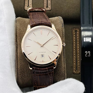 Reloj de Cuarzo para Hombre de Negocios, con Logotipo Personalizado, Marca Privada, Caja de Acero y Cuero Genuino, con Zafiro Único - Product Image 1