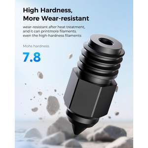 Kit de boquillas Creality Ender 5 Max, 8 piezas de acero endurecido, resistente al desgaste, impresión a alta temperatura, accesorios para impresora 3D - Product Image 1