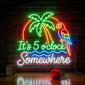 Letreros de neón LED personalizados para Navidad, ideales para locales comerciales como cafeterías y salones de belleza. - Product Image 1