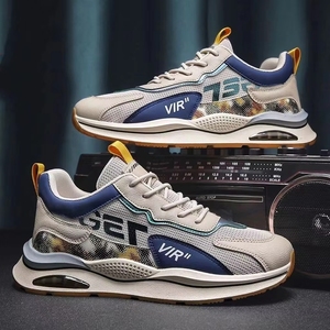 Chaussures décontractées légères et respirantes pour hommes, style mocassins à lacets, personnalisables, prix d'usine, nouvelle collection printemps/été/automne, pour la marche - Product Image 4