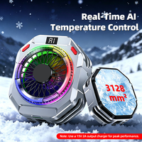 Refroidisseur de téléphone intelligent à semi-conducteurs AntarcChill AI avec contrôle de température, magnétique/à clipser, RGB, pour gaming, avec grande surface de refroidissement