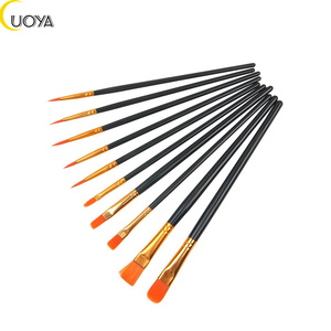 <strong>Best</strong> <strong>Brand</strong> Acrylic <strong>Paint</strong> <strong>Brushes</strong> for <strong>Artists</strong> Diverse Collection with Wood Handle and Nylon Hair for Painting - Product Image 3