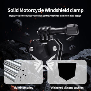 Soporte de cámara con clip para parabrisas de motocicleta, abrazadera de liberación rápida para parabrisas de moto para <span class=keywords><strong>DJI</strong></span> <span class=keywords><strong>Osmo</strong></span> <span class=keywords><strong>Action</strong></span> 6 5 4 /<span class=keywords><strong>Osmo</strong></span> Nano/<span class=keywords><strong>Osmo</strong></span> 360 - Product Image 5