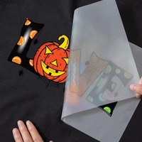 Transferts DTF personnalisés pas chers en vinyle imprimé plastisol pour Halloween et Noël, motifs Père Noël prêts à poser sur T-shirt