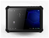 Tablette industrielle robuste OEM 10,1 pouces, étanche à la poussière, étanche à l'eau, résistante aux chocs, IP67, tablette Android avec NFC, tablette PC 4G LTE