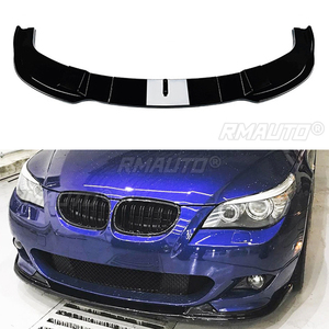 Kit Carrosserie Complet : Lame de Pare-chocs Avant, Diffuseur, Séparateurs, Jupes Latérales et Protection pour BMW Série 5 E60 E61 M Sport 2005-2010 - Product Image 1