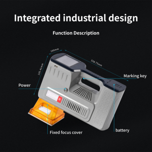 Factory Supply New Portable Handheld Fiber Laser Engraving Machine Automatic Small Air-Cooled Metal Plastic Rubber Stainless - Product Image 2