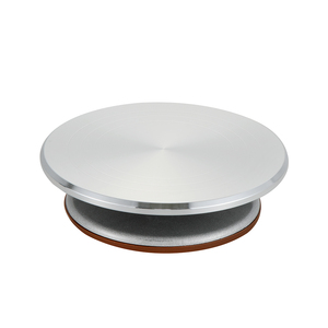 Plateau tournant en métal, de haute qualité, pour décorer les gâteaux - Product Image 2