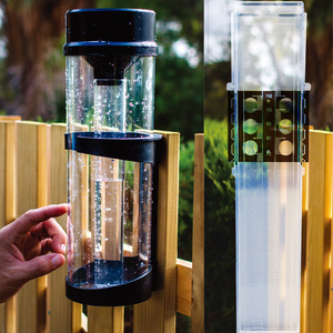 Vente en gros de jauge à pluie moderne en plastique ABS de 250 ml pour l'extérieur, design transparent résistant aux intempéries pour le jardin - Product Image 1