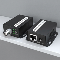 Extensor de Transmisión IP sobre Coaxial Hengxin para Cámaras de Vigilancia Metálicas, RJ45 a BNC, EOC para Sistemas CCTV