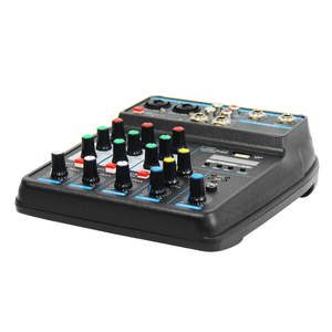 <span class=keywords><strong>Mini</strong></span> console de mixage audio <span class=keywords><strong>DJ</strong></span>, contrôleur audio, mixeur 4 canaux pour ordinateur domestique, diffusion en direct - Product Image 2