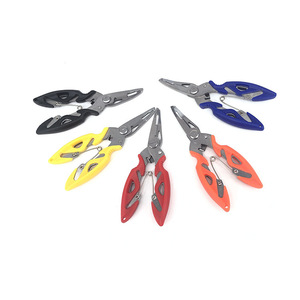 Edelstahl-Angelzange mit Integrierter PE-Schnurschere Multifunktionales Köder- und Schnurschneidewerkzeug für Angler - Product Image 5