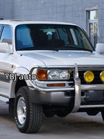 Accessoires de voiture YBJ, calandre de pare-chocs avant avec LED, Land Cruiser FJ80 1990-1997 LC80, style GR modifié, calandre avant LC80