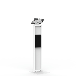 Soporte de Pie para Tablet de Metal Personalizado, 1200 mm de Altura, Compatible con <span class=keywords><strong>iPad</strong></span>, Diseño Moderno y Delgado, Colores Negro/Blanco Personalizables - Product Image 2