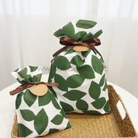 Bolsa de seda no tejida personalizada de alta calidad, regalos versátiles con cordón, impresiones, embalaje de cosméticos, oferta promocional Alibaba China