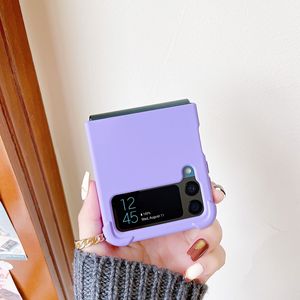 <span class=keywords><strong>Funda</strong></span> de silicona para teléfono para Samsung Galaxy <span class=keywords><strong>Z</strong></span> <span class=keywords><strong>Flip</strong></span> <span class=keywords><strong>4</strong></span> Flip4 <span class=keywords><strong>Funda</strong></span> trasera de piel Soporte de carga inalámbrica - Product Image 5
