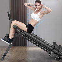 Banc d'exercices abdominaux réglable en acier, table de sit-up, chaise pliable pour la maison, 120x80x40cm, entraînement de musculation