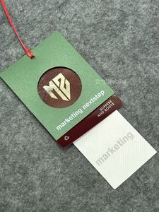 Étiquettes perforées en carton pour permis de stationnement - Écologiques, épaisseur et dimensions personnalisées pour chaussures et sacs - Product Image 3
