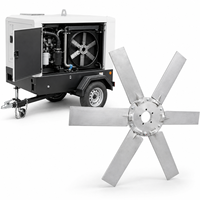 Ventilateur de compresseur d'air P3-AL à pignon réglable en alliage d'aluminium haute résistance pour compresseur diesel mobile
