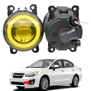 Hiasan mobil lampu kabut LED, lampu kabut LED H11 12V untuk Subaru Impreza GP G23 GJ G13 2012 2013 2014 2015 2016