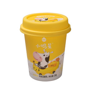 Fabricant emballage IML <span class=keywords><strong>de</strong></span> qualité alimentaire impression personnalisée colorée ronde pp récipient <span class=keywords><strong>de</strong></span> yaourt en plastique boîte <span class=keywords><strong>de</strong></span> yaourt avec cuillères - Product Image 5