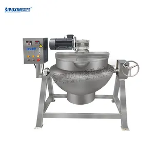 Hot sales Stainless Steel Tilting Electric Heating Jacket Scrapping Mixing Tank Mixer