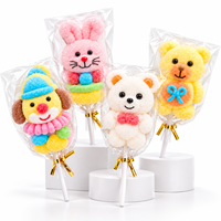 Vente en gros de guimauves blanches personnalisées au goût sucré et fruité, bonbons mignons