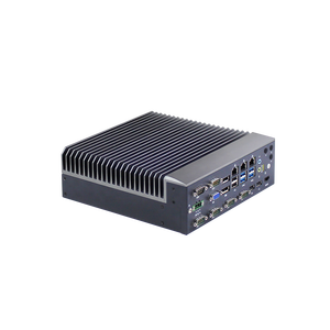คอมพิวเตอร์อุตสาหกรรมแบบไร้พัดลมประสิทธิภาพสูง Core I7 รุ่น Box PC แรม 16GB SSD 256GB 3 LAN 6 COM 8 USB ระบบปฏิบัติการ Windows 10 ประสิทธิภาพสูง C - Product Image 1