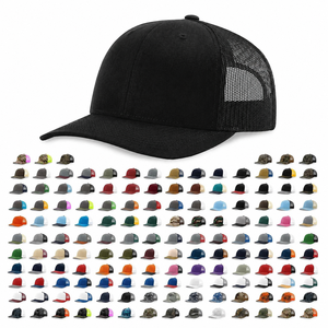 Gorra de camionero personalizada OEM con bordado de logotipo 3D, gorras deportivas con estampado, gorra de malla de 5 paneles en blanco de alta calidad, fabricantes al por mayor, estilo urbano. - Product Image 1