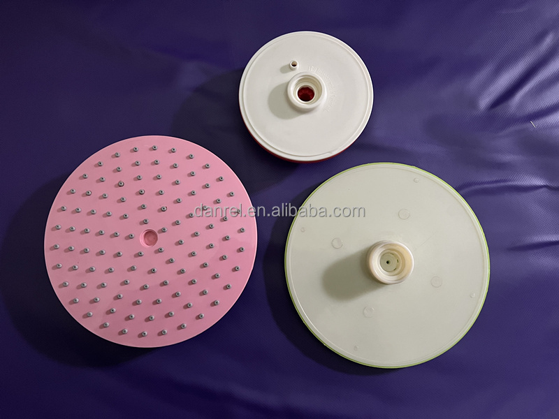 Strong weld and Hermetic Seal High Power Double Heads Ultrasonic Plastic ABS Rain Shower Head Welding Sealing Machine with Film Device