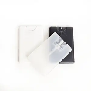 Mini schwarz weiß rot 20 ml Handseife Taschen-Parfüm Kreditkarte Sprühflasche mit individuellem Logo