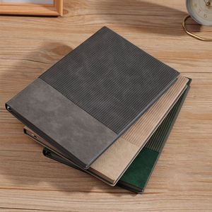 High-Quality Custom Logo <b>A5</b> <b>Diary</b> Promotional Soft Leather Splicing Notebook Suitable for Business School Meetings - Product Image 3