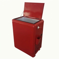 Conteneur isotherme en métal pour la vente ambulante de marchés nocturnes en plein air