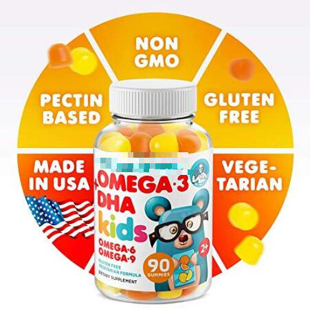 Nutritionals Gummy Omega 3+DHA for Kids Supports Brain and Immune Function
