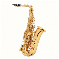 MEJUNTONG Gold Lacquered Brass BB Eb Tenor Saxophone XSH-95