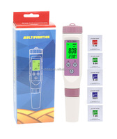 2026 7 in 1 ORP Meter Aquarium Water Quality Tester PH TDS Fish Pond Meter Fish Tank ORP Salinity Detector
