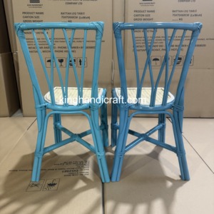 Chaises de fête en rotin faites à la main de luxe pour enfants, vente en gros, mobilier enfant tressé naturel pour événements - Product Image 6