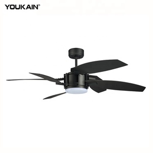 <strong>Best</strong> Low Voltage Smart Chrome LED Lighting <strong>Reversible</strong> <strong>Ceiling</strong> <strong>Fan</strong> with Dimmable Remote Control ABS Blade Material for Hotels - Product Image 3