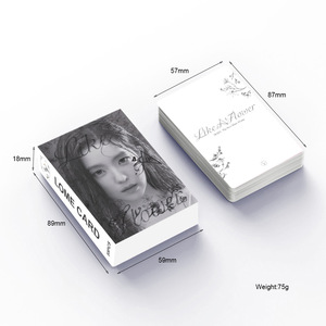 55 pièces/ensemble Kpop <span class=keywords><strong>IRENE</strong></span> comme une fleur Album Solo Photocards Double faces Magazine de mode Ins Selfie Lomo cartes carte postale Fans cadeaux - Product Image 6