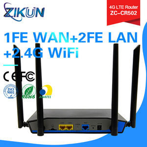 Routeur 4G LTE Zikun ZC-CR502 neuf avec 1 port WAN + 2 ports LAN, Wi-Fi 2.4G, compatible carte SIM et équipement fibre optique FTTH - Product Image 3