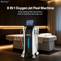 Machine de soin du visage à jet d'eau oxygénée pour nettoyage en profondeur, pistolet pulvérisateur de nettoyage facial, approvisionnement direct usine